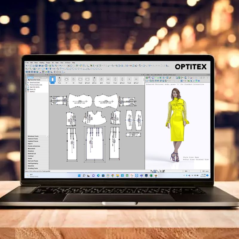 Optitex fashion design software